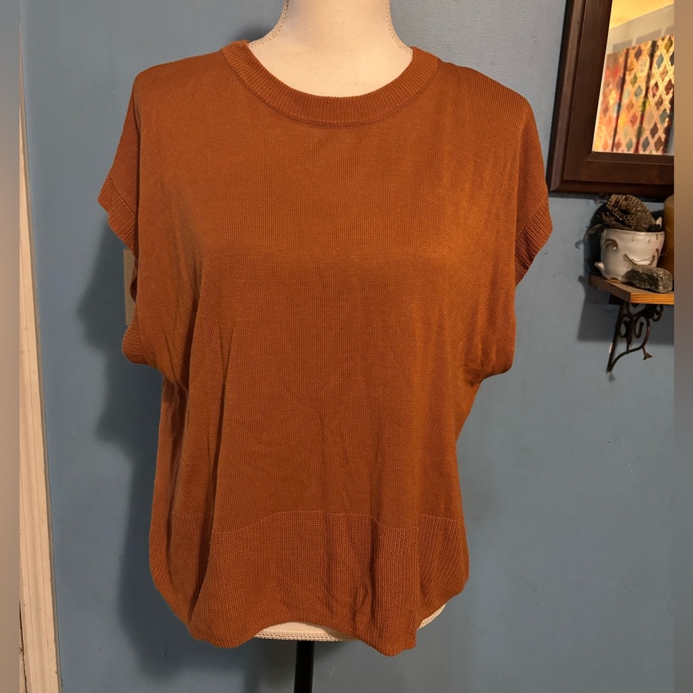 CeCe, Brick Orange, Sweater Vest